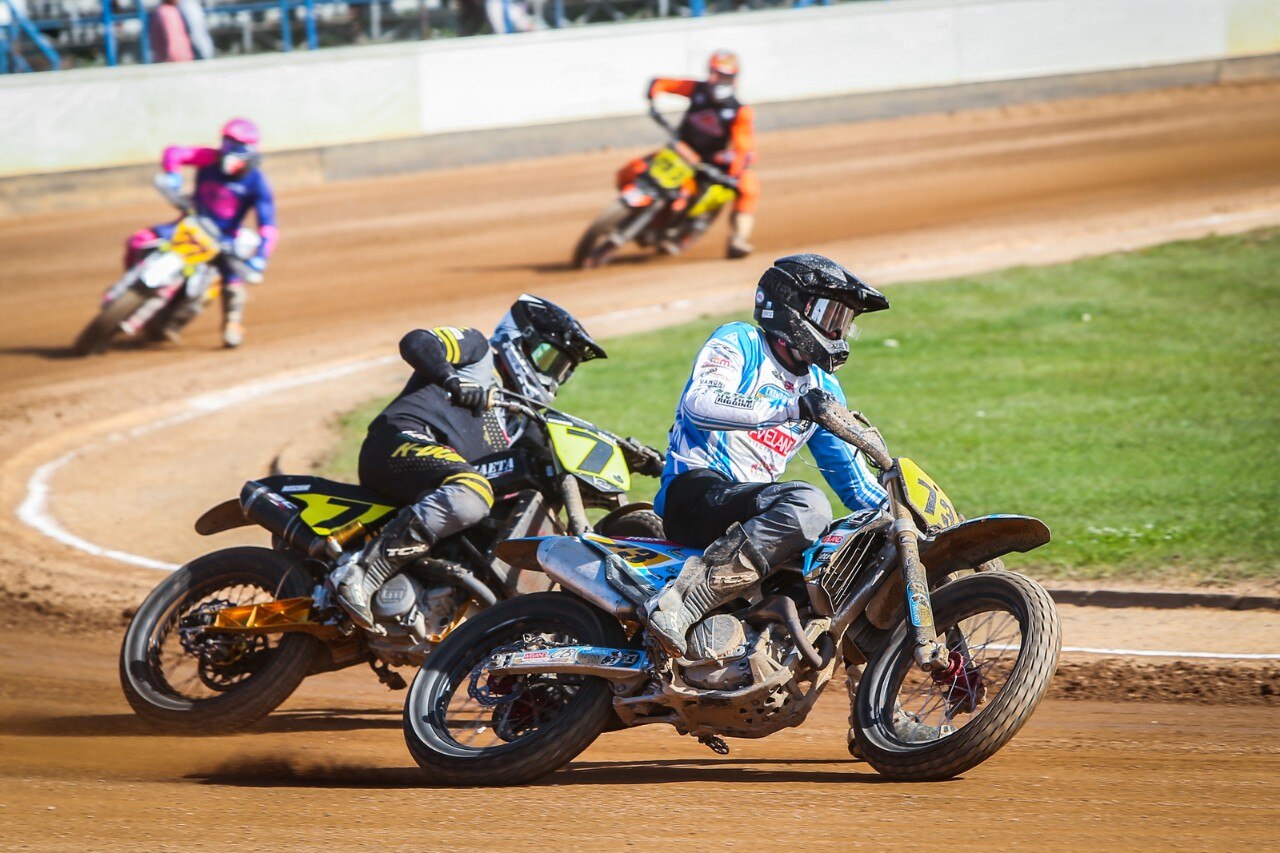 Mondiale Flat Track: Moschini primo in Repubblica Ceca - GALLERY