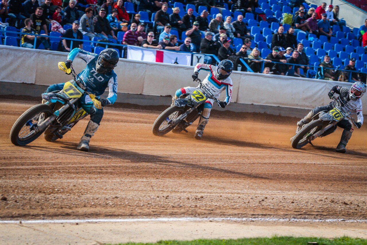 Mondiale Flat Track: Moschini primo in Repubblica Ceca - GALLERY