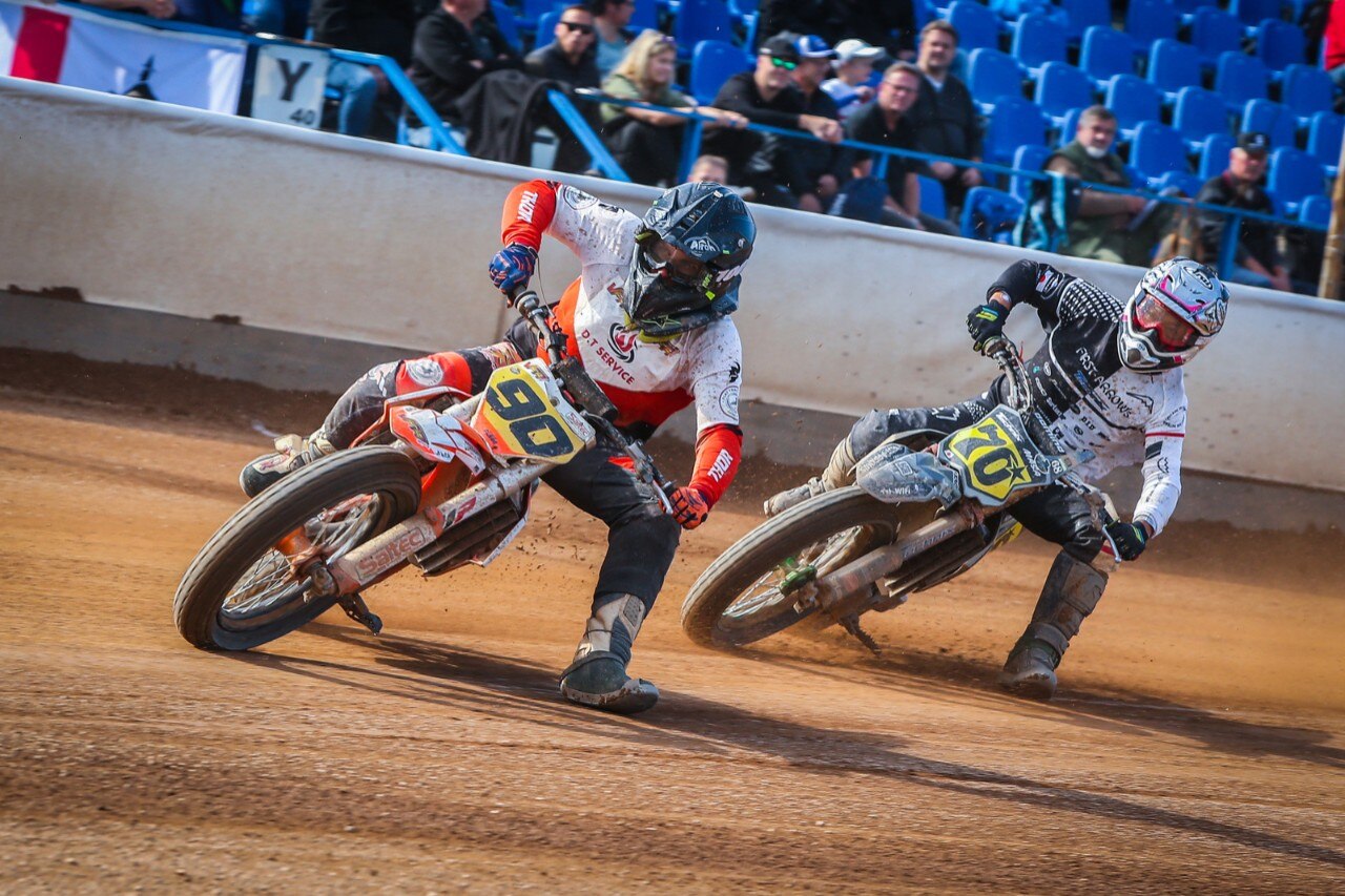 Mondiale Flat Track: Moschini primo in Repubblica Ceca - GALLERY