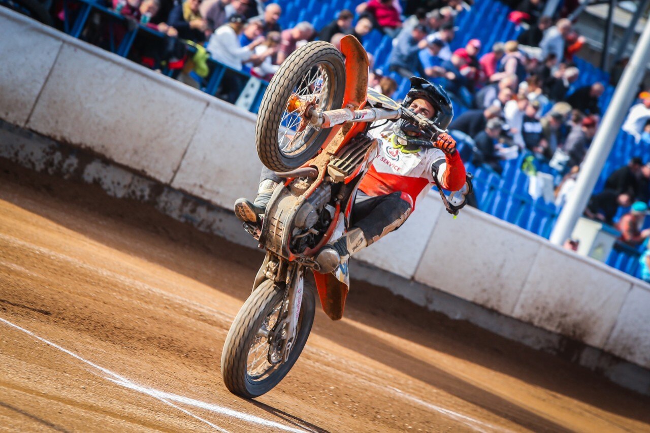 Mondiale Flat Track: Moschini primo in Repubblica Ceca - GALLERY