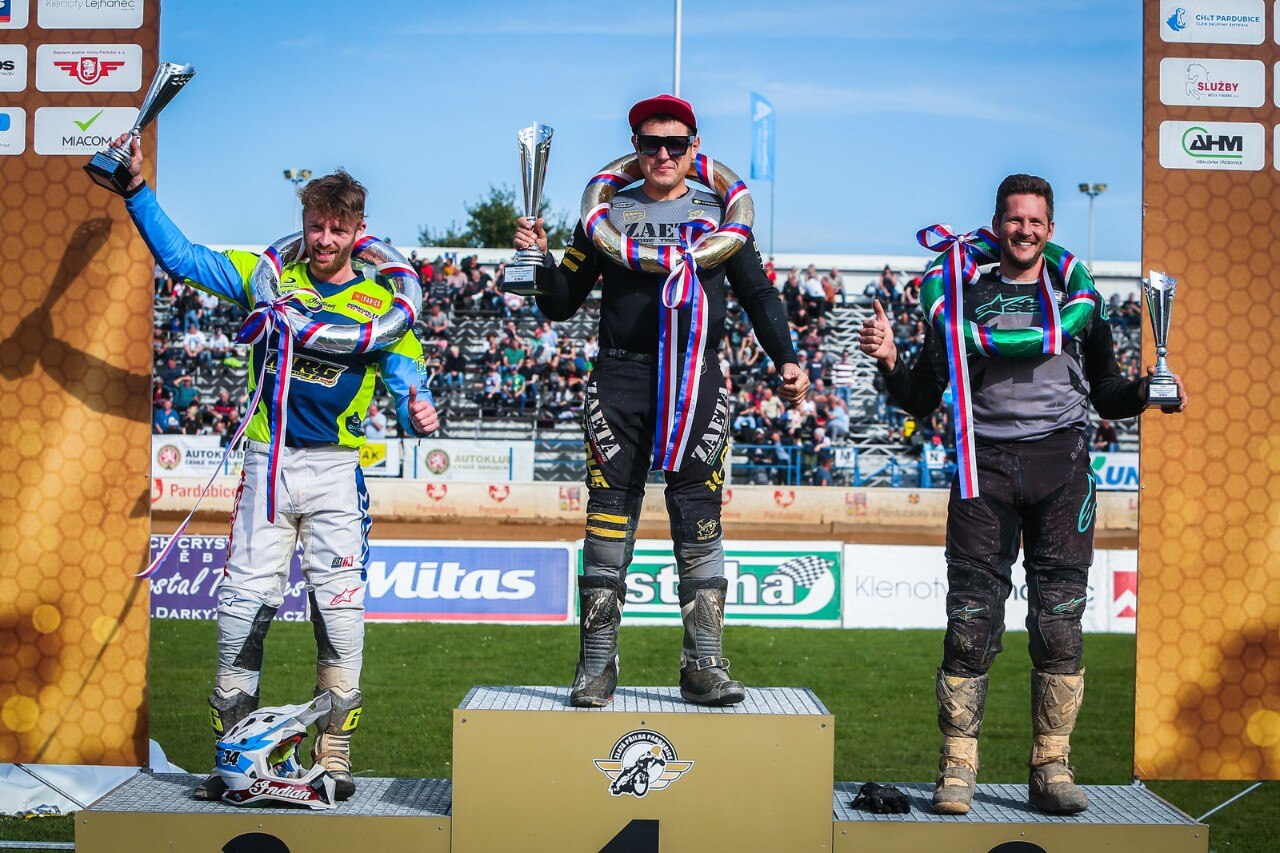 Mondiale Flat Track: Moschini primo in Repubblica Ceca - GALLERY