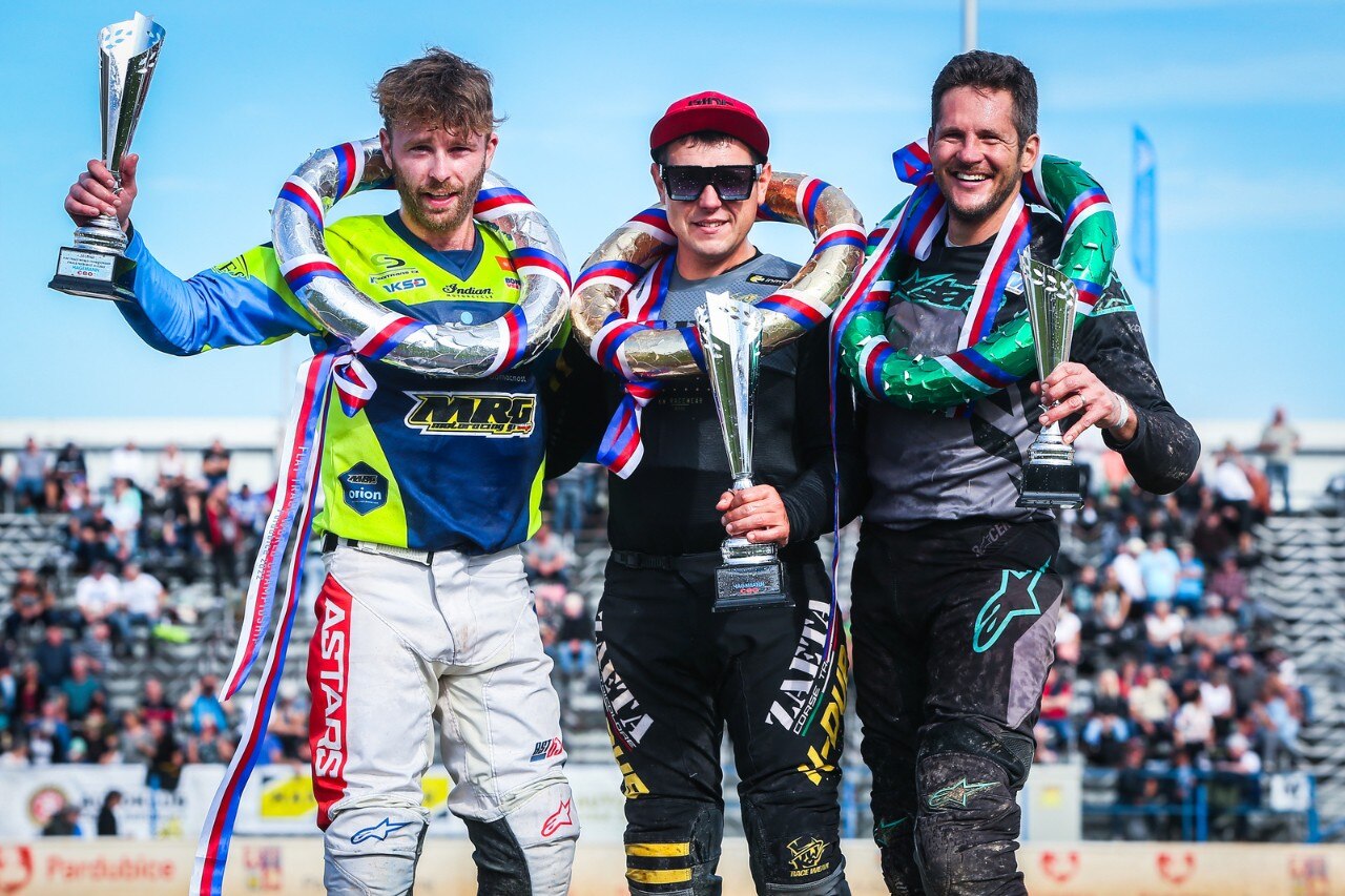 Mondiale Flat Track: Moschini primo in Repubblica Ceca - GALLERY