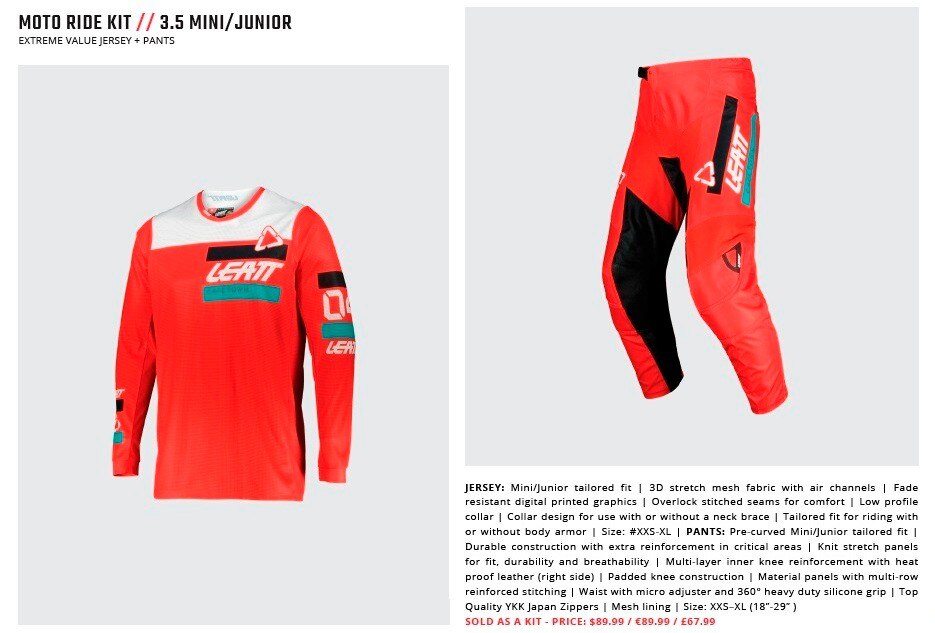 Leatt 2022 Moto Gear Range