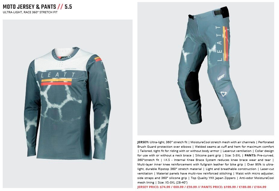 Leatt 2022 Moto Gear Range