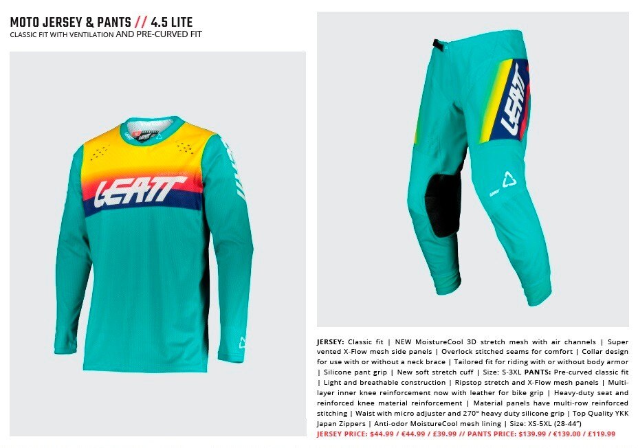 Leatt 2022 Moto Gear Range