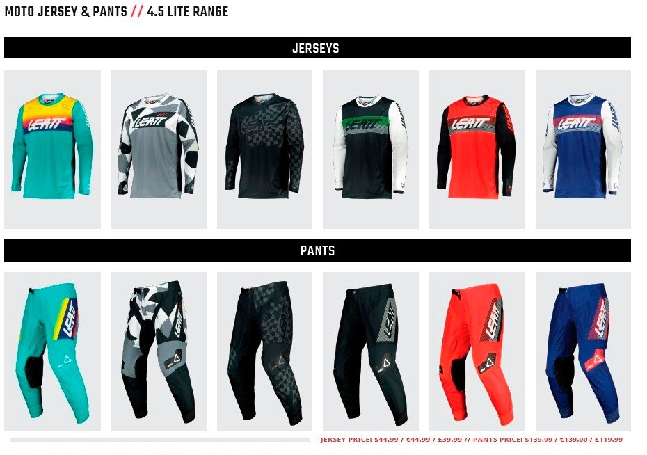Leatt 2022 Moto Gear Range