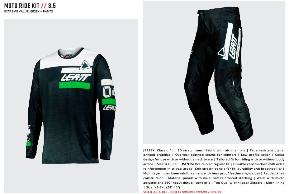 Leatt 2022 Moto Gear Range