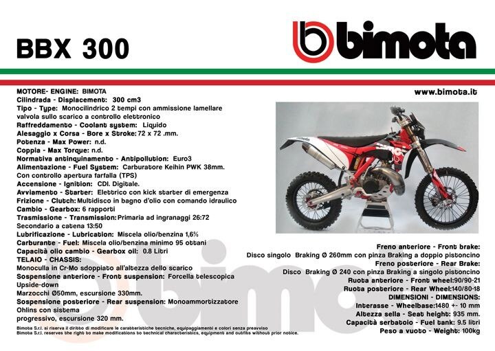 Chi le ha viste? Bimota BBX 300 - BBX 508
