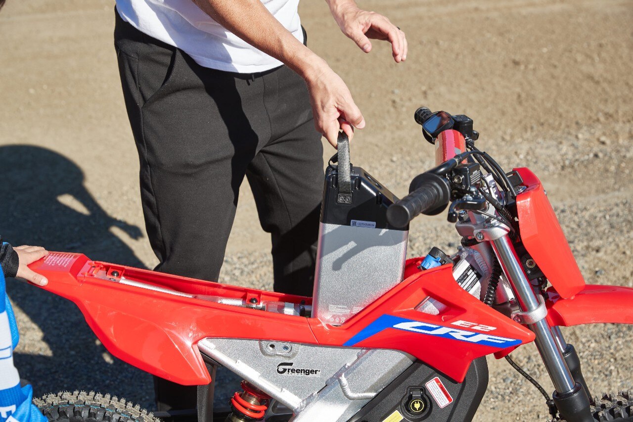 Honda presenta la minicross elettrica CRF-E2