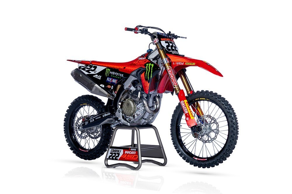Ecco (finalmente) la Ducati Desmo450 MX!