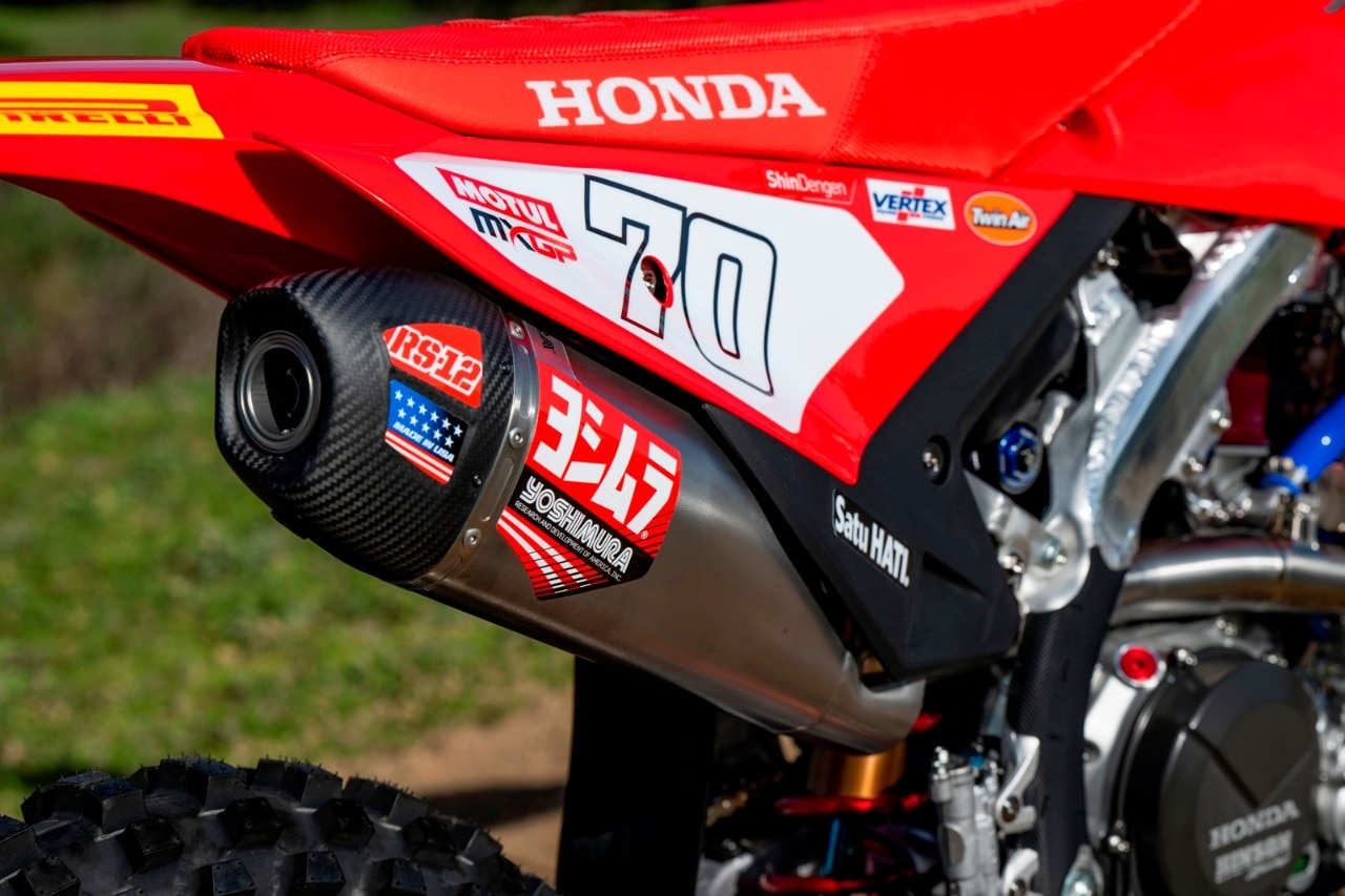 Team HRC Honda CRF450R 2024, ma è già 2025....