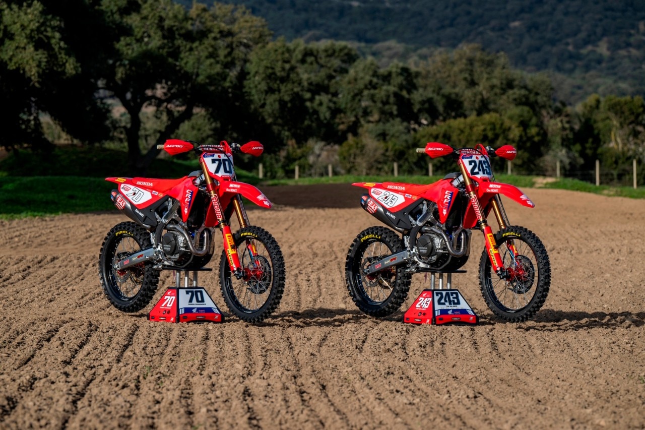 Team HRC Honda CRF450R 2024, ma è già 2025....