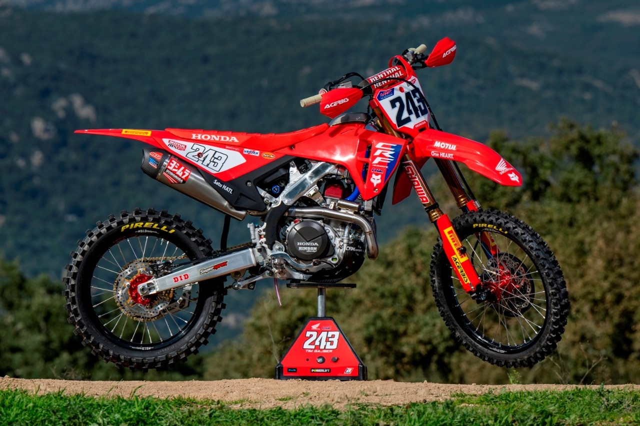 Team HRC Honda CRF450R 2024, ma è già 2025....