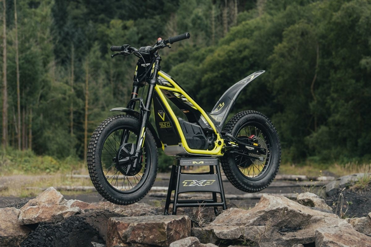 Nuove Triumph TXP: le offroad elettriche per i più giovani