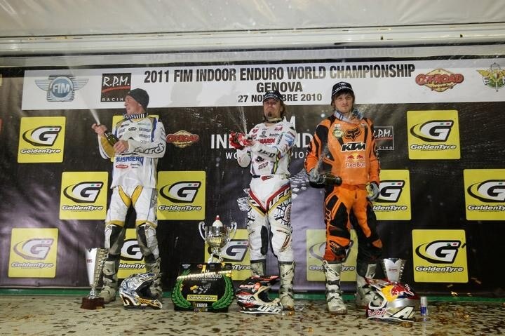 Indoor Enduro World Championship - Genova. Vince Mika Ahola. Grande Oldrati