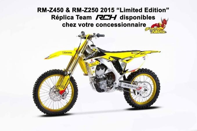 Suzuki RM-Z450 Limited Edition. "Ken Roczen Replica"