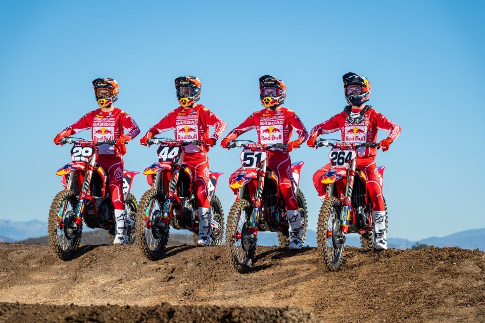 Troy Lee Designs/Red Bull/GASGAS Factory Racing Team 2022 Photo shoot