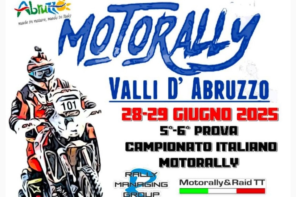 Motorally Valli d'Abruzzo 2025: via alle iscrizioni