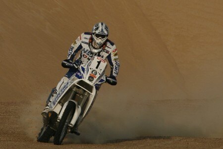 Pharaons Rally 2008. Sesta Tappa. Vince Casteu. Zanotti leader della 450