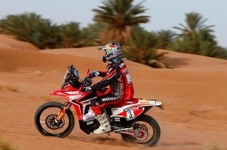 Rally Oilibya Maroc 2012 - 3a tappa. Vince Paulo Gonçalves con l'Husqvarna