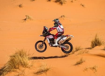 Rally Oilibya Maroc 2012 - 3a tappa. Vince Paulo Gonçalves con l'Husqvarna