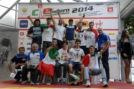 Italiano Enduro Under23/Senior. Grande festa per i Campioni 2014 Italiano Enduro Under23/Senior. Grande festa per i Campioni 2014