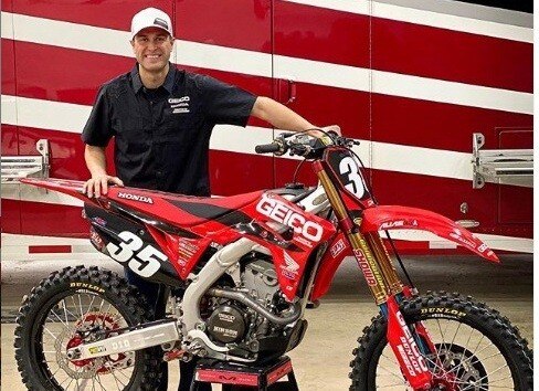 Ryan Dungey con GEICO Honda Ryan Dungey con GEICO Honda