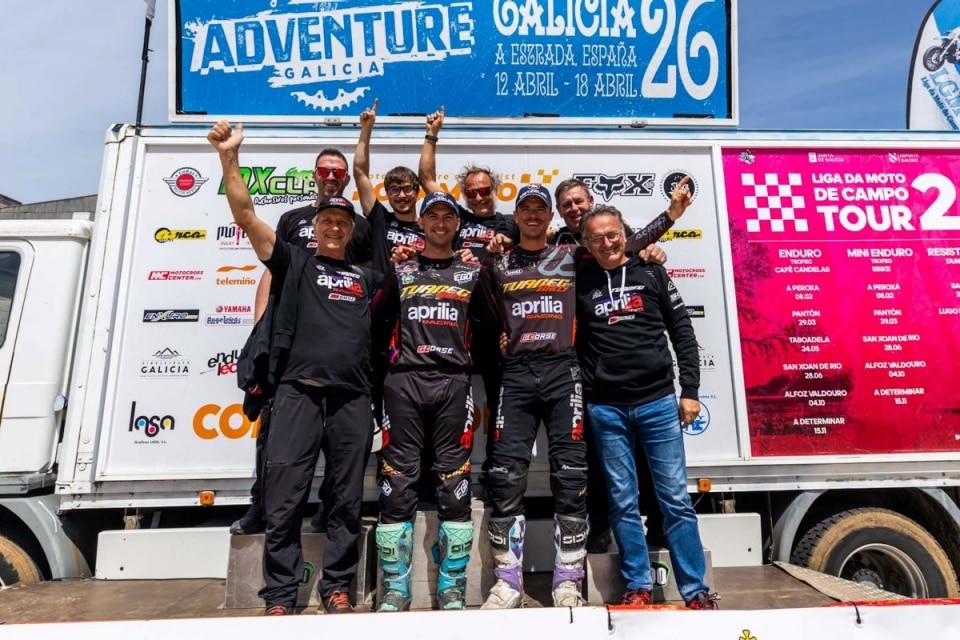 Doppietta Aprilia al Tout Terrain Rally Cup di Santiago di Compostela