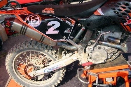 Everts in pista. Test con la KTM 250 2009