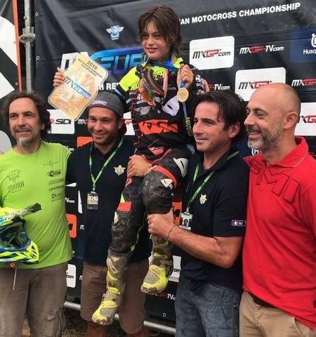 Campionato Europeo EMX65. Brando Rispoli Campione 2018!