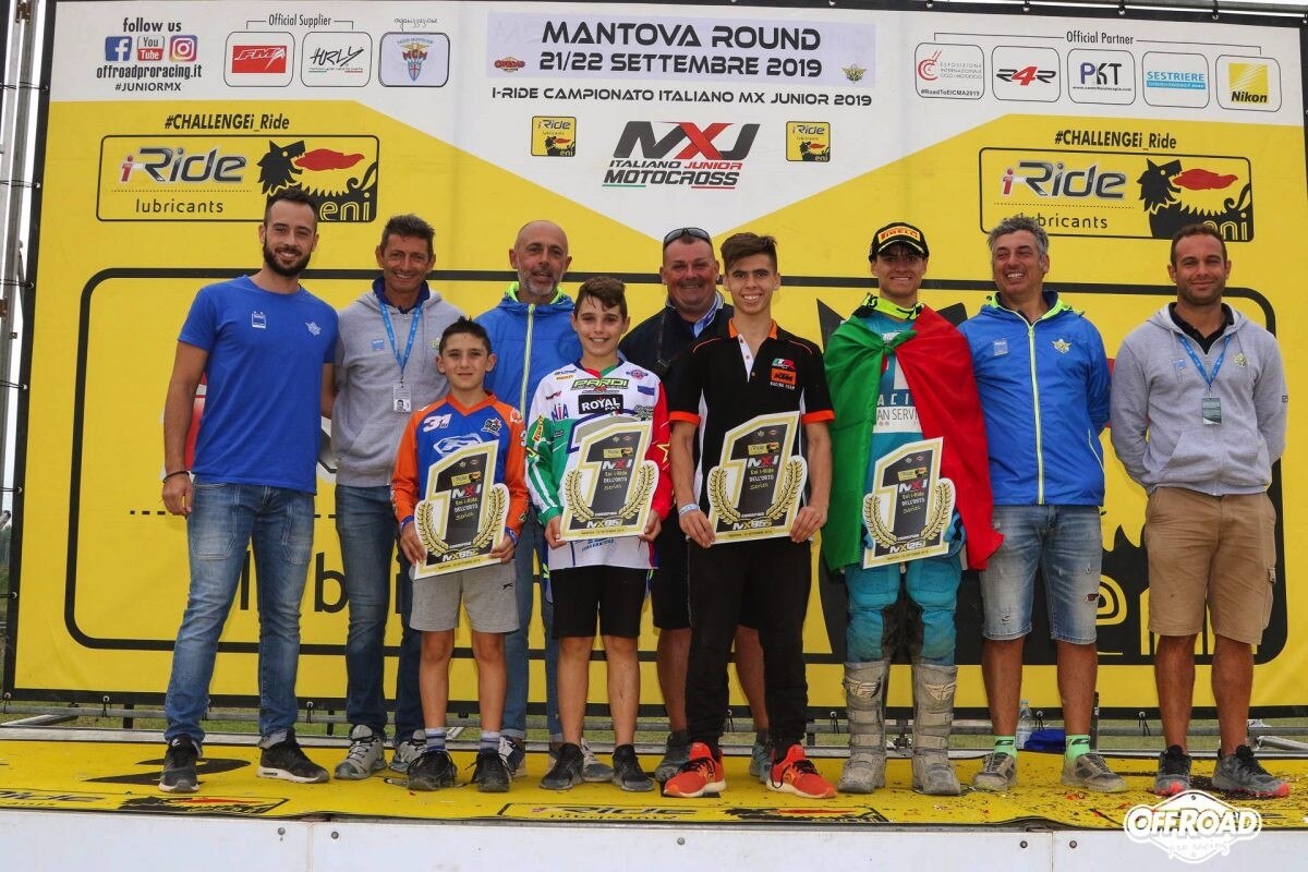 Campionato Italiano MX Junior, Mantova laurea i Campioni 2019