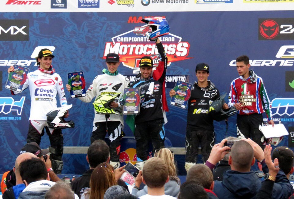 Bernardini e Cervellin (sub iudice) sono i nuovi campioni italiani Motocross Prestige 2019