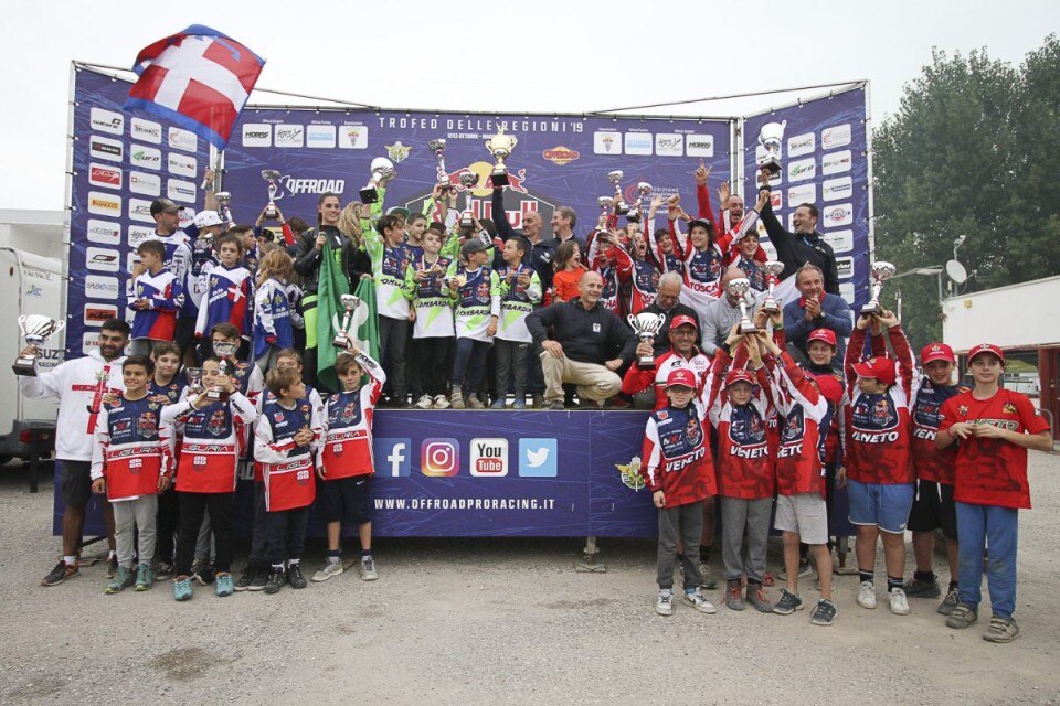 Lombardia e Piemonte vincono i Trofei delle Regioni Motocross 2019 Lombardia e Piemonte vincono i Trofei delle Regioni Motocross 2019
