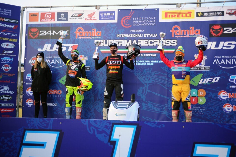 Supermarecross, a Bertuccelli la prima Supercampione di Rosolina Mare