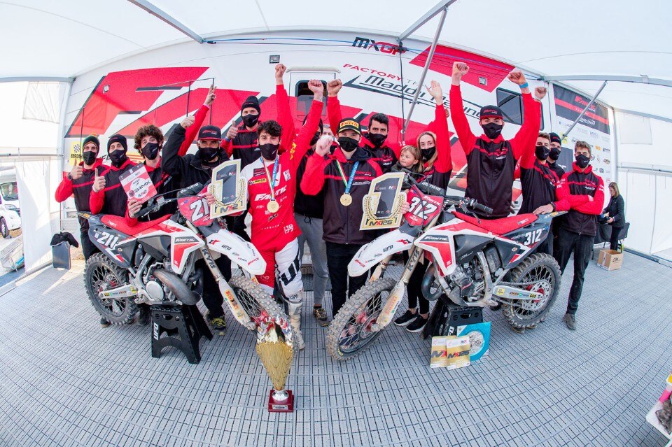 Storica doppia vittoria per Fantic racing agli Internazionali d’Italia Motocross