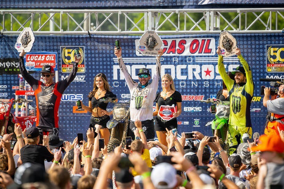 AMA Pro Motocross 2022: Tomac doppietta e tabella rossa a Spring Creek - VIDEO