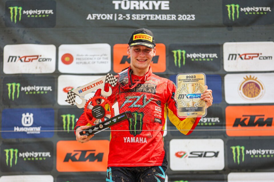 Andrea Bonacorsi Campione Europeo EMX250 2023