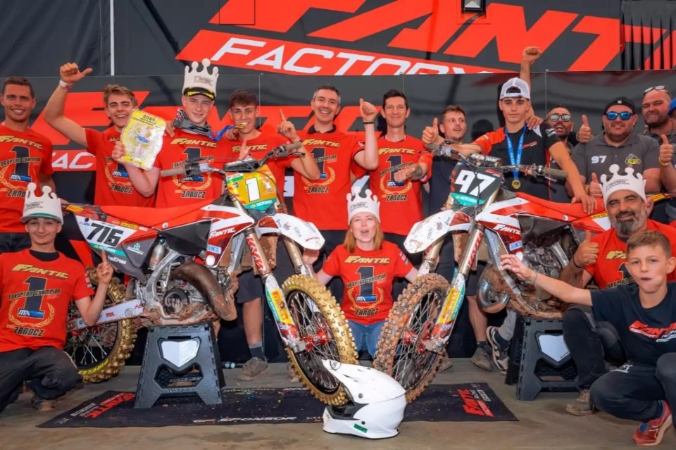 Fantic e Noel Zanocz Campioni EMX125 Fantic e Noel Zanocz Campioni EMX125