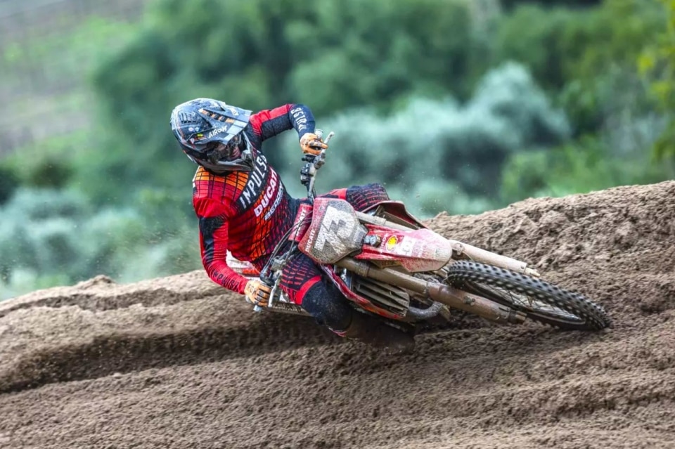 La Ducati Desmo250 MX subito sul podio agli Internazionali d'Italia MX