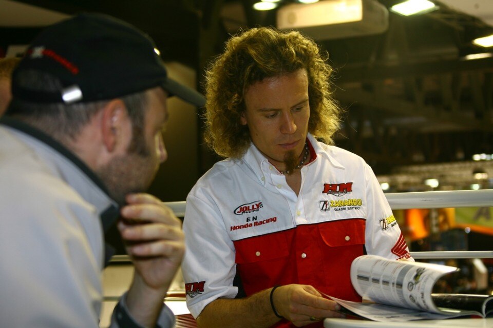 Facce da EICMA.  Mika Ahola superstar