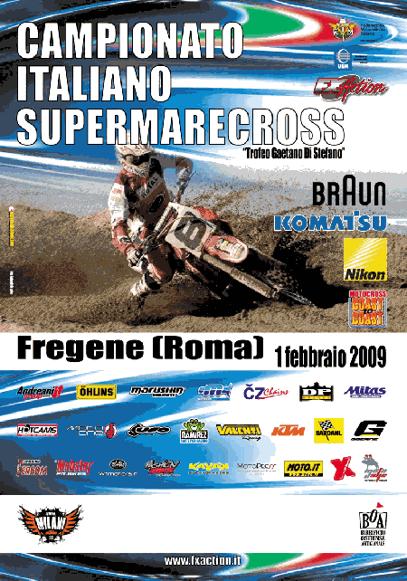 Supermarecross 2009. Domenica prossima si parte da Fregene