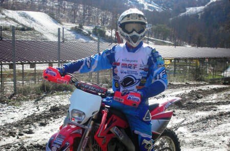 Alessio Paoli su Honda nel 2009. Al via con il proprio Team 2P