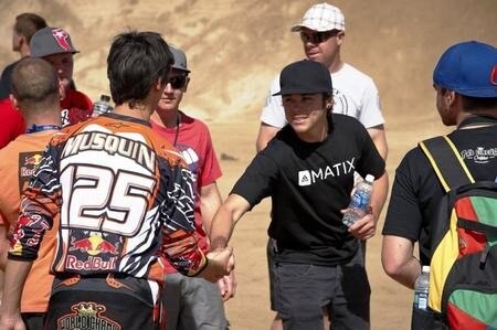 Marvin Musquin in moto. Primi test dopo l'infortunio