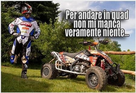 Disabili in quad. Per andare in fuoristrada non manca niente...