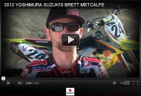 Team Suzuki Yoshimura. Video Brett Metcalfe training