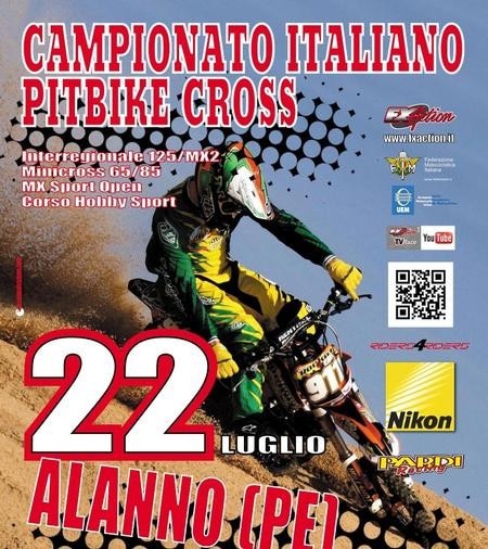 Italiano Pitbike Cross FMI 2012. Il Campionato fa tappa in Abruzzo