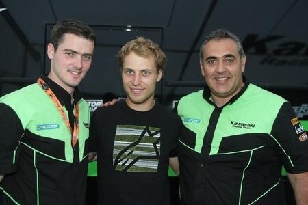 Paulin e Van Horebeek con Kawasaki nel 2013. Saranni i piloti ufficiali del KRT