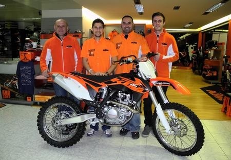 Matteo Aperio con KTM. Nel 2013 con il Team MRT di Ivan Molinaro