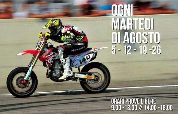 Pista San Martino del Lago. Prove libere Supermoto ogni martedì di agosto