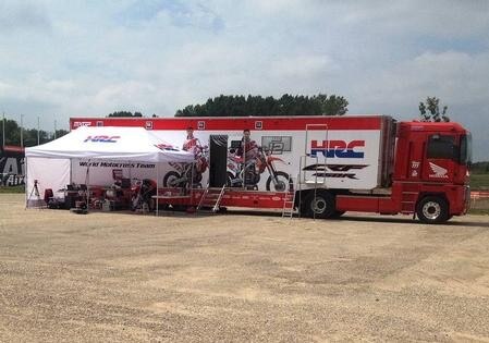 Test Honda a Mantova. Max Nagl prova il motore Honda HRC evoluzione
